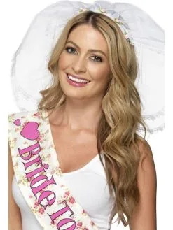 Hoofdband Met Sluier Bride To Be