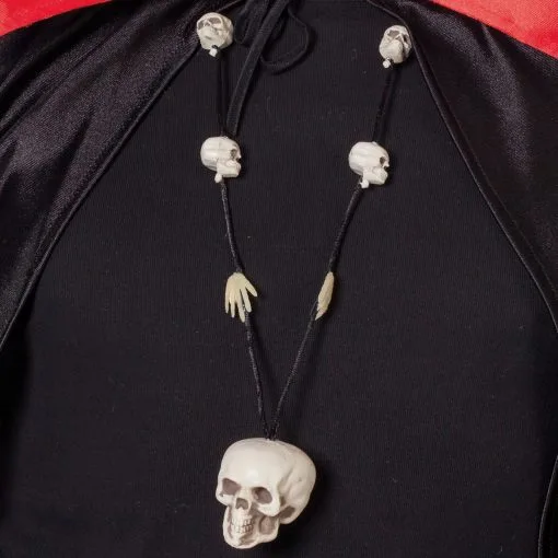 Ketting Met Doodskoppen -Oeteldonk Kledingwinkel 60514 gr