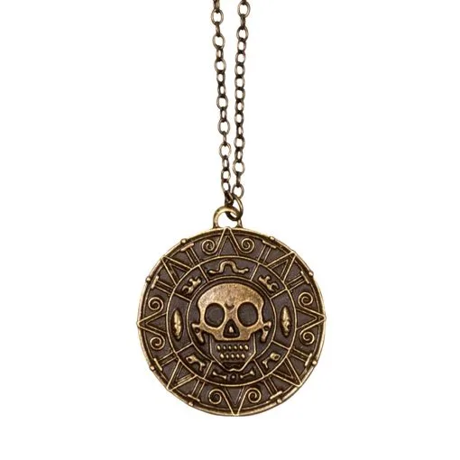 Ketting Piratenamulet -Oeteldonk Kledingwinkel 74126 gr