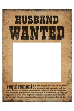 Props Husband/Wife Wanted -Oeteldonk Kledingwinkel 871364793059 3
