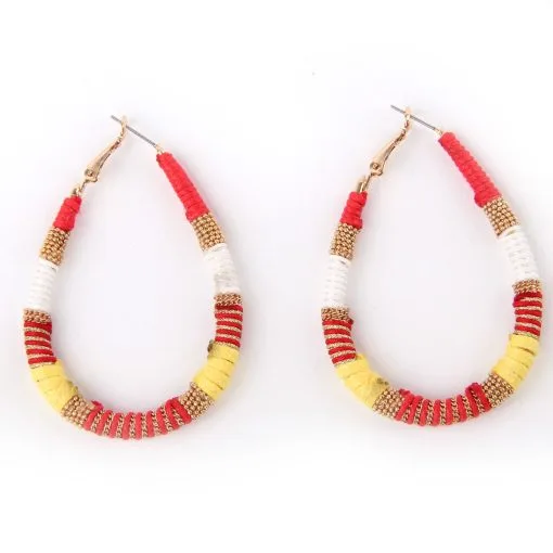 Luxe Oeteldonk Oorbellen -Oeteldonk Kledingwinkel oeteldonk oorbel geknoopt ovaal gr