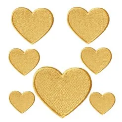 Hartjes Goud (7 Stuks)